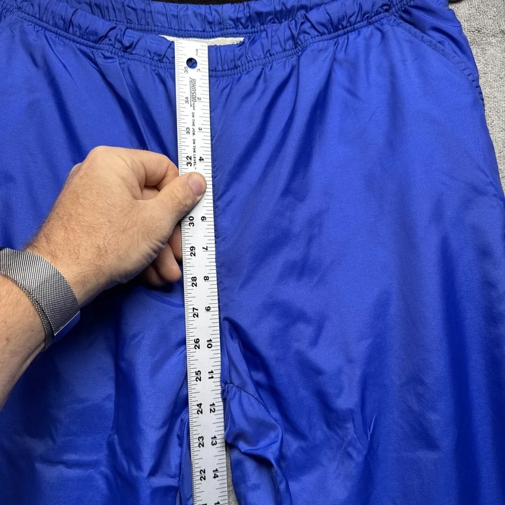 Sergio Tacchini Women's Blue Nylon Tracksuit Pants Size 10 Vintage‎ Retro Italy